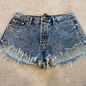 Blue Jean cut off shorts